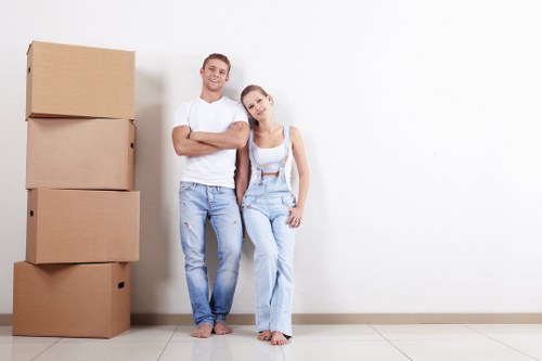 Local movers helping with a residential move in Beckton