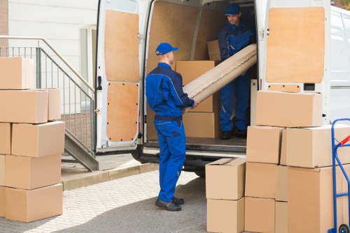 Man with van in Beckton assisting with a local moving job