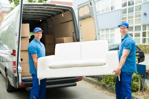 Removals van service for homes in Beckton