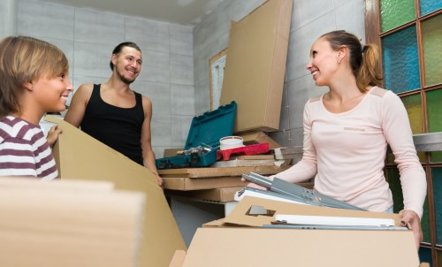Moving team helping with a home move in Beckton