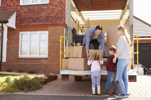 Household moving van service in Beckton