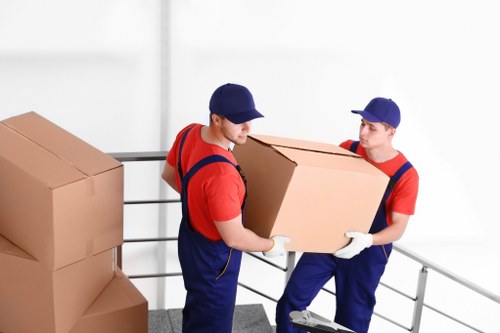 Risk assessment and safety checks before loading with van and man