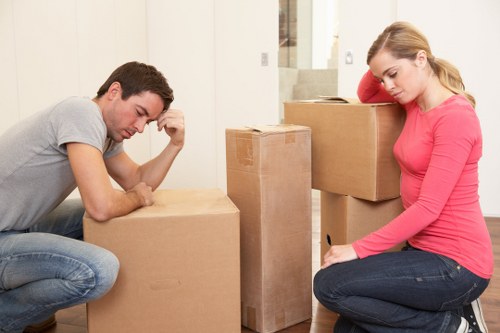 Local van transport helping a Beckton household move furniture