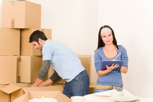 Commercial movers handling office relocation in Beckton