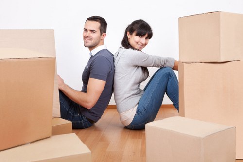 Local movers managing access and parking in Beckton
