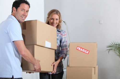 Commercial removal service for a Beckton business move